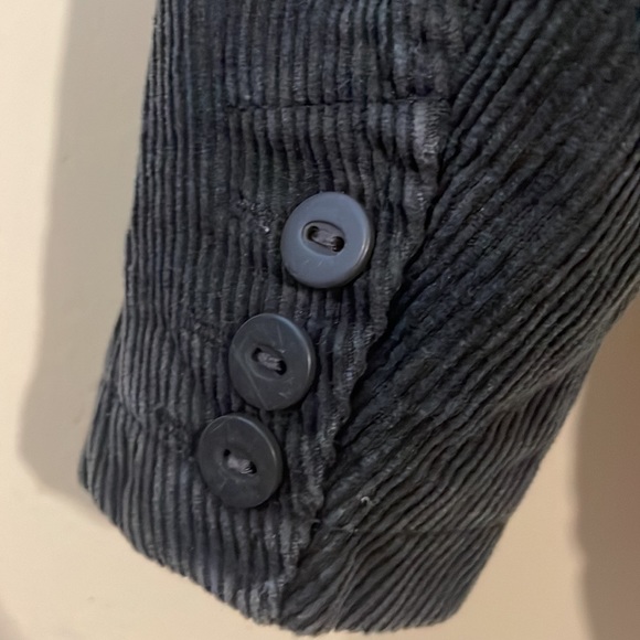 2/$18 L.O.G.G By H&M Grey Corduroy Blazer Size 5/6 - Picture 10 of 15